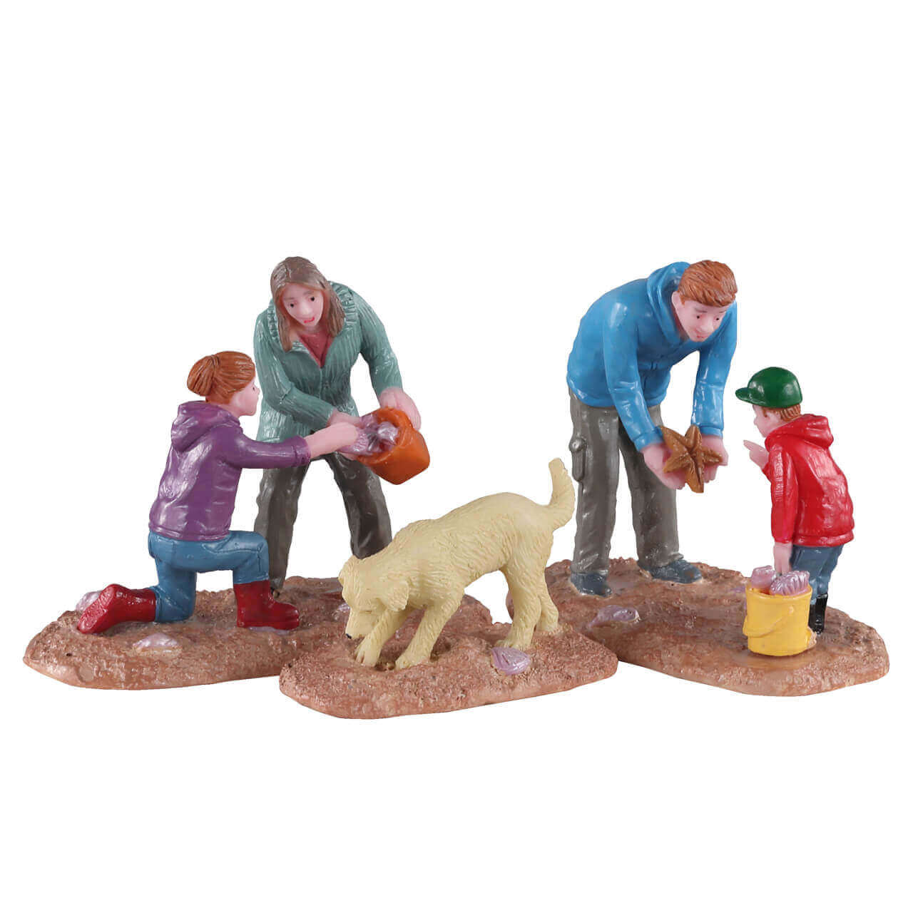 LEMAX Looking for Seashells, set of 3 #02946